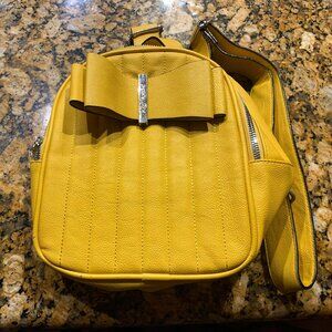 Betsy Johnson Mini Yellow Backpack